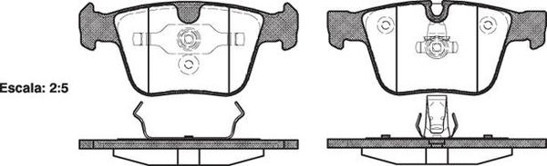 REAR DISC BRAKE PADS - MERCEDES BENZ S CLASS 05-