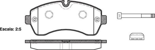 FRONT DISC BRAKE PADS - MERCEDES / AUDI / VW SPRINTER , CRAFTER  06-