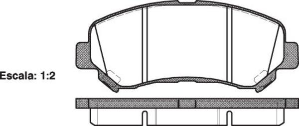 FRONT DISC BRAKE PADS - NISSAN DUALIS QASHQAI X-TRAIL 07- DB1946 E