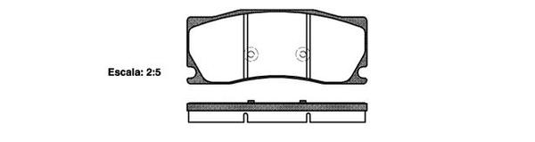 FRONT DISC BRAKE PADS - JAGUAR XK   5.0 XKR 09-