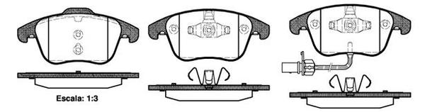 BRAKE PADS FRT - AUDI / VW A4,A5  07-