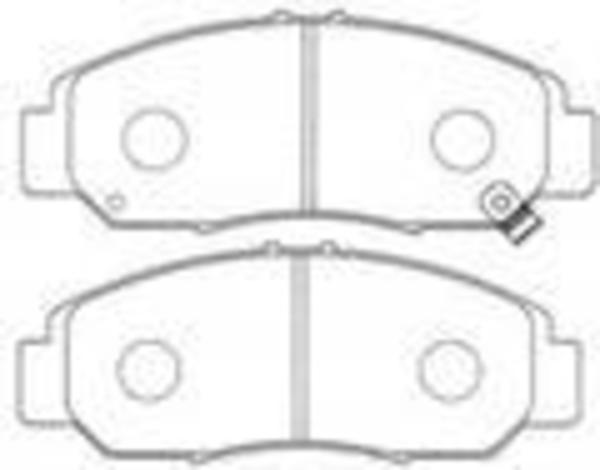 FRONT DISC BRAKE PADS - HONDA CRV 02-07 DB1481 E