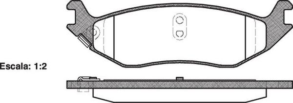 REAR DISC BRAKE PADS - DODGE RAM  02-04