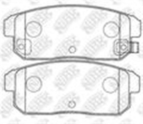 REAR DISC BRAKE PADS - NISSAN MAXIMA J31 03- DB1493 UC