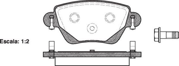 REAR DISC BRAKE PADS - FORD MONDEO  01- DB1697 E