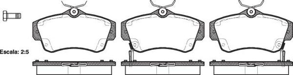 7716 E FRONT DISC BRAKE PADS - CHRYSLER PT CRUISER ER  00-