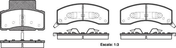 7339 E FRONT DISC BRAKE PADS - CHEVROLET VARIOUS  94-00