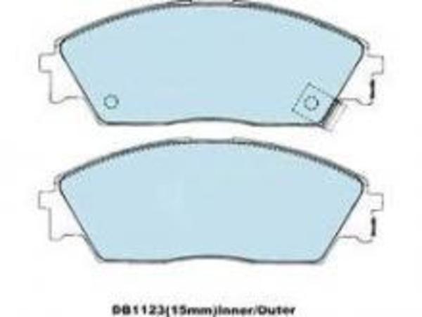 FRONT DISC BRAKE PADS HONDA ACCORD CIVIC CONCERTO CR-X PRELUDE DB1123F