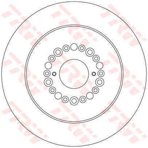 Disc Brake Rotor Slotted 307mm x 15 Min