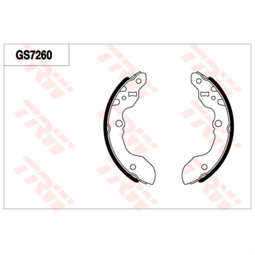 Brake Shoe 220mm x 35.5mm