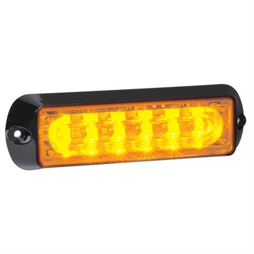 LED Strobe Amber 12 or 24V Permanent Mount