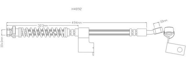 B/HOSE HYU LANTRA FRH 95-