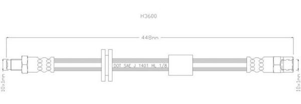 HOSE BMW 518- 520- 528- 535- F 81