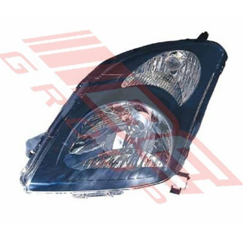 HEADLAMP - L/H - BLACK - MANUAL - SUZUKI SWIFT 2005