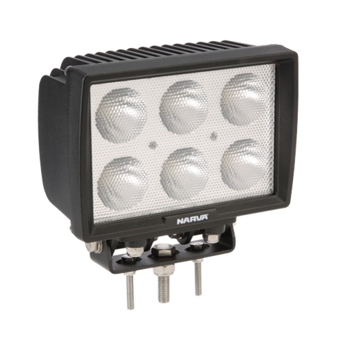 LED Work Light Rectangle 9 to 33V Wide Flood Beam