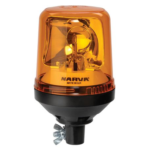 Halogen Beacon / Strobe Amber 12 or 24V Pole Mount