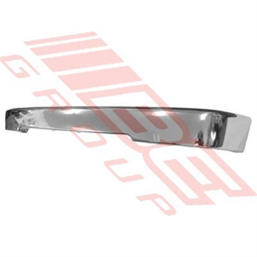 FRONT BUMPER - CHROME - W/O GUARD HOLE - TOYOTA HILUX 4WD 1999-01