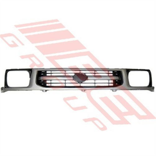 GRILLE - SILVER DARK GREY - TOYOTA HILUX 4WD 1999-01