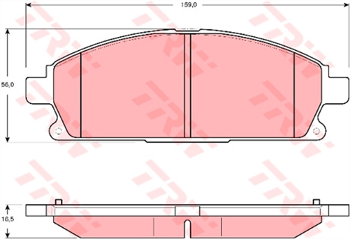 Brake Pad Set (DB1333)