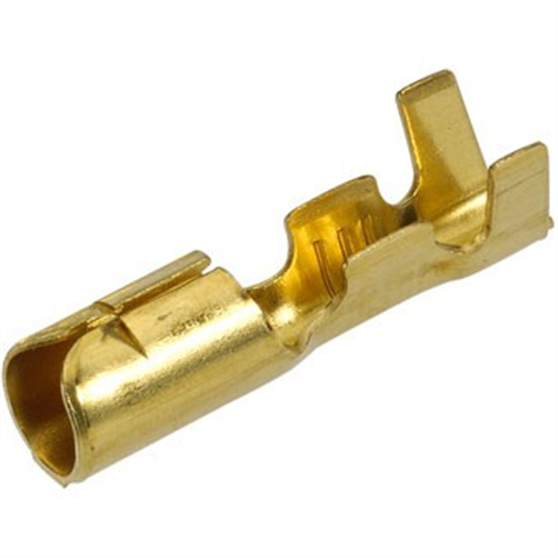 Crimp Terminal Female Bullet Brass Terminal Entry 5mm 100 Pce