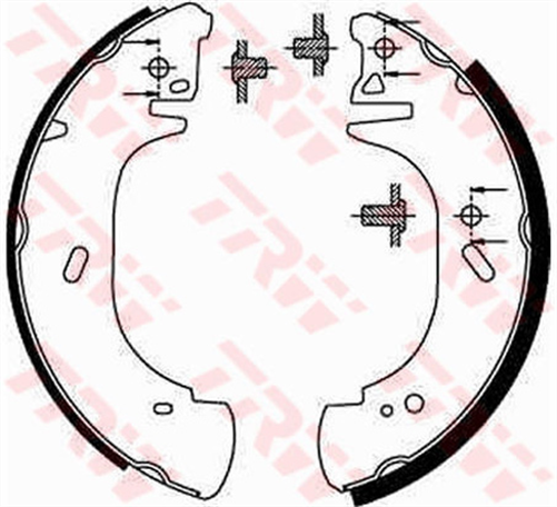 Brake Shoe 280mm x 65mm