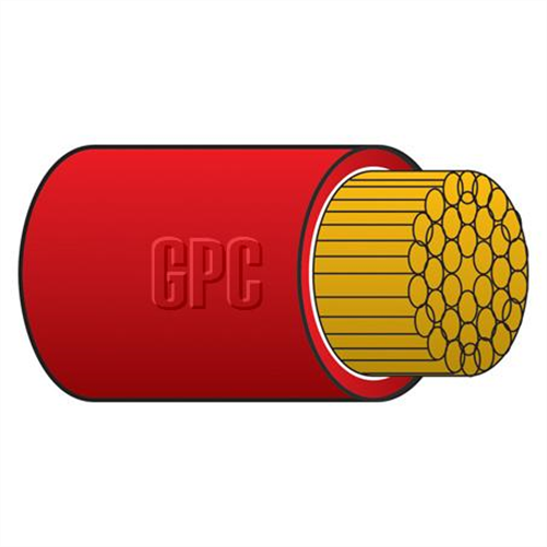 2mm Single Core Automotive Cable Red 100M