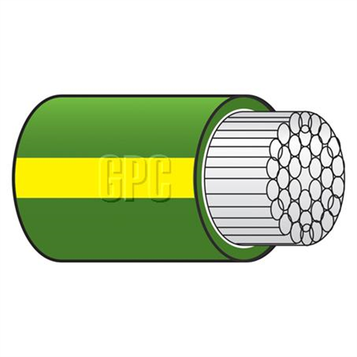 2.5mm Single Core Tinned Marine Cable Green/Yellow 100M (NZ Ref. 148M