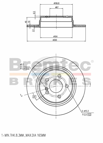 EURO-LINE BRAKE DISC REAR PAIR MERCEDES C, E CLASS BDR20250EL