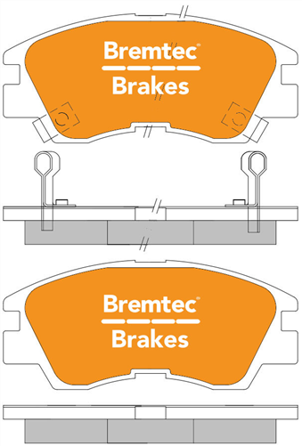 TRADE-LINE BRAKE PAD FRONT SET PAJERO DELICA EXPRESS TRITON BT053TS