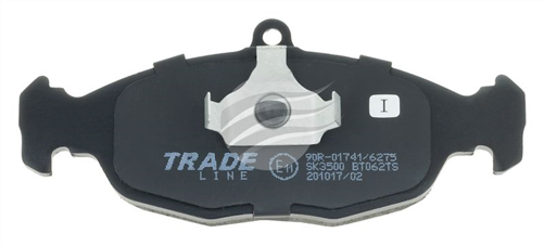 TRADE-LINE BRAKE PADS SET HOLDEN ASTRA TR 1.6 1996- BT062TS