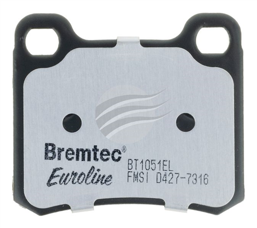 EURO-LINE BRAKE PADS SET MERCEDES E-CLASS (W124) E300 BT1051ELC