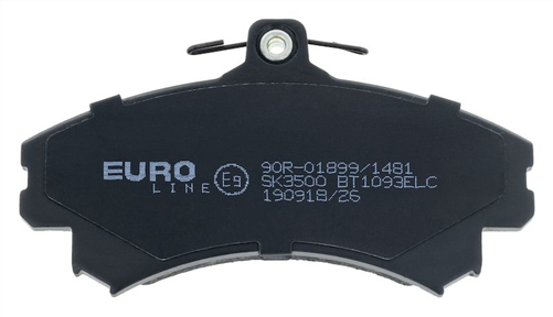 EURO-LINE BRAKE PADS SET SMART FORFOUR 2004- BT1093ELC