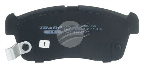 TRADE-LINE BRAKE PAD FRONT SET CHARADE SIRION CRUZE SUZUKI BT1194TS