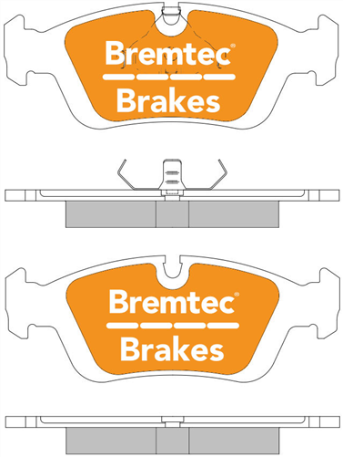 TRADE-LINE BRAKE PADS SET BMW 3 SERIES 318i (E36) BT121TS