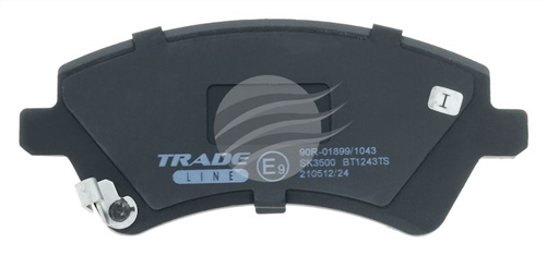 TRADE-LINE BRAKE PADS SET COROLLA ZZE122R 2001- (SA) BT1243TS