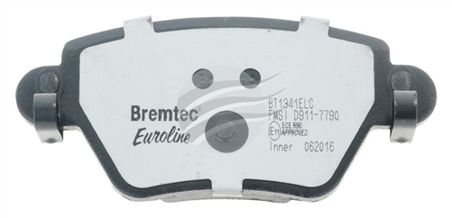 EURO-LINE BRAKE PADS SET JAGUAR X-TYPE V6 2000- BT1341ELC