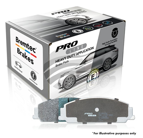 PRO-LINE REAR BRAKE PADS SET BMW X5 (E70) 3.0sd, 3.0d, 4.8i BT1345PRO