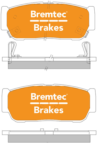 PRO-LINE BRAKE PADS SET SSANGYONG REXTON 2007- BT1365PRO