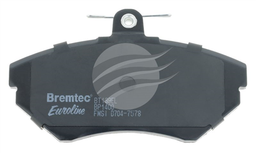 EURO-LINE BRAKE PADS SET VW GOLF III 1HZ_ 1.8, 1.9, 2.0 BT139ELC