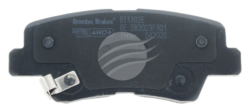 4WD BRAKE PADS SET SSANGYONG KORANDO 2.0 e-Xdi BT1402E