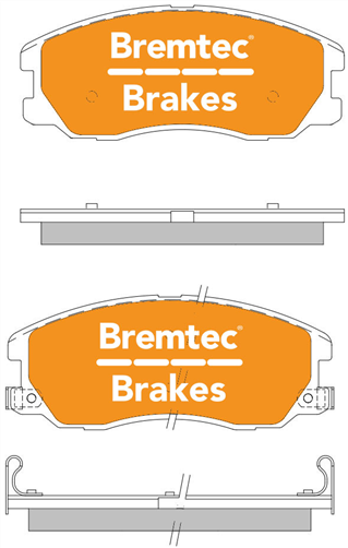 PRO-LINE BRAKE PADS SET HOLDEN CAPTIVA 2.4 2006- BT1439PRO