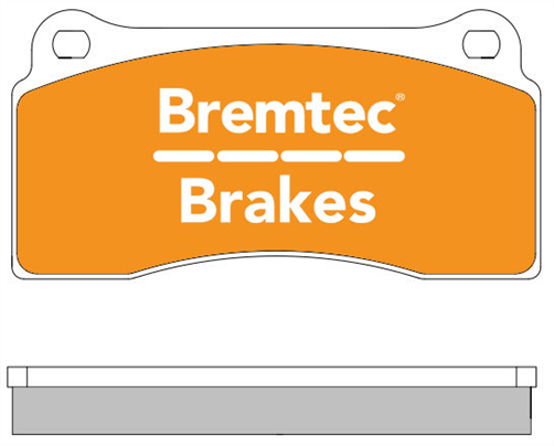 TRADE-LINE BRAKE PADS SET FORD FPV BA BF FG BREMBO 4POT BT1441TS