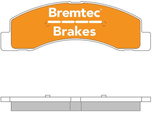 PRO-LINE BRAKE PADS SET FORD F250, F350 1999- BT144PRO