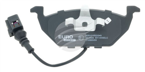 EURO-LINE BRAKE PADS SET VOLKSWAGEN POLO (9N_) 1.4 BT1455ELC