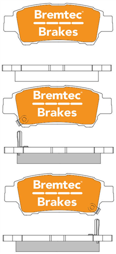 TRADE-LINE BRAKE PAD REAR SET ALPHARD AVENSIS ESTIMA IPSUM BT1471TS