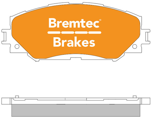 PRO-LINE BRAKE PADS SET TOYOTA RAV4 2.4L 2006- BT1493PRO