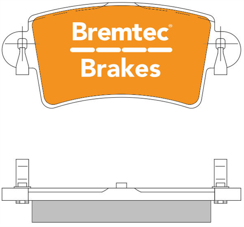 EURO-LINE BRAKE PADS SET BT1561ELC