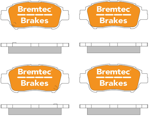 PRO-LINE BRAKE PADS SET TOYOTA ECHO 2000- BT157PRO