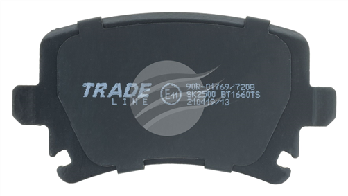 TRADELINE BRAKE PAD SET REAR VOLKSWAGON GOLF MKV 2005- BT1660TS