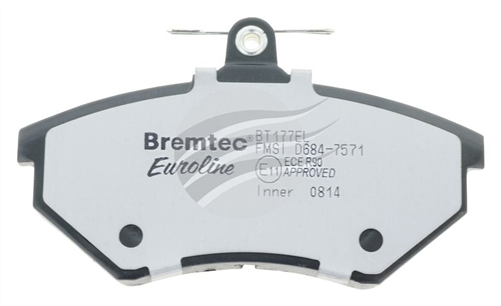 EURO-LINE BRAKE PADS SET VW GOLF MKIII 2.0, VR6 2.8 BT177ELC